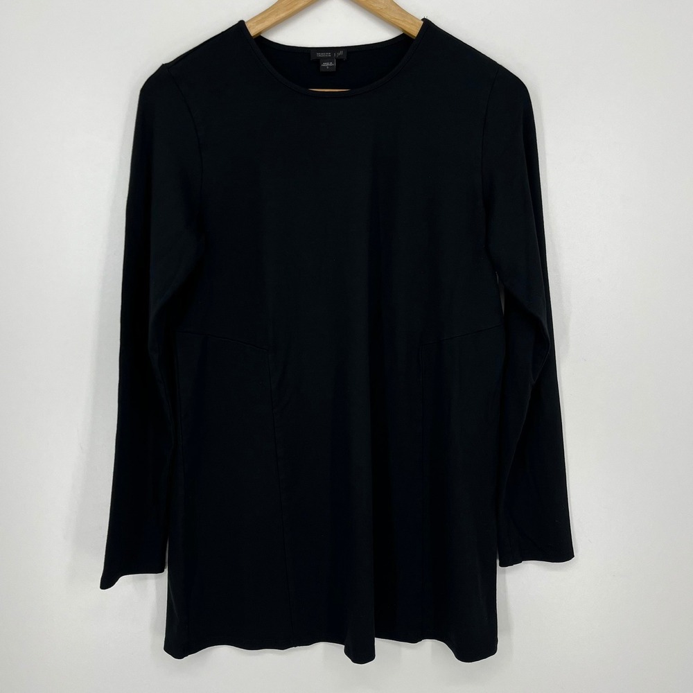 J. Jill Wearever Collection Womens‎ Black Long Sleeve Tunic Top Size S Small